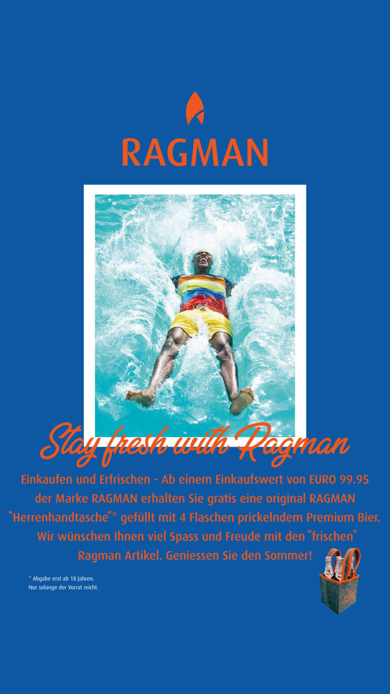 Bieraktion Stay fresh with Ragman